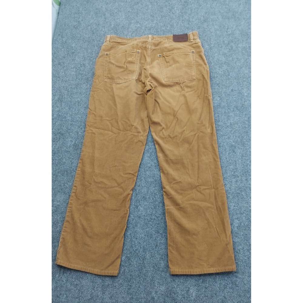 Vtg Polo Ralph Lauren Corduroy Pants Mens 34x28 Brown‎ Chino Tag size 36x32 - Picture 3 of 14